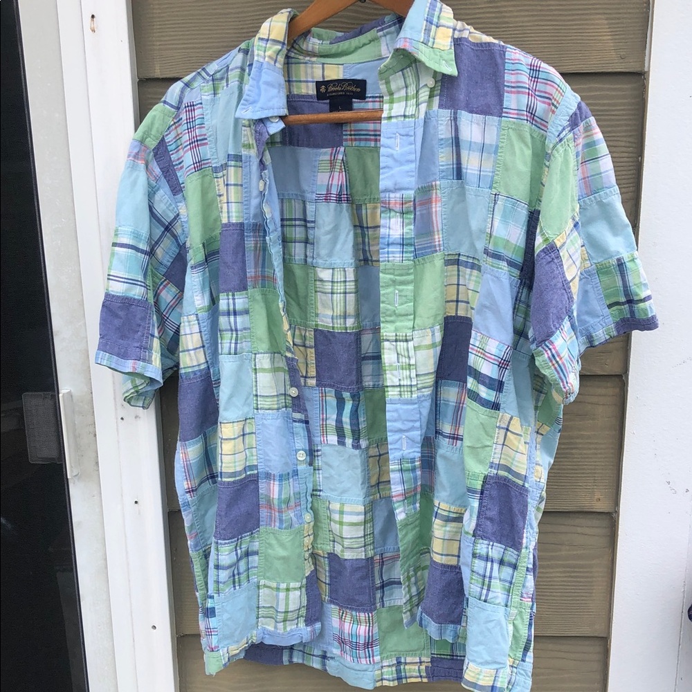 EUC madras patchwork